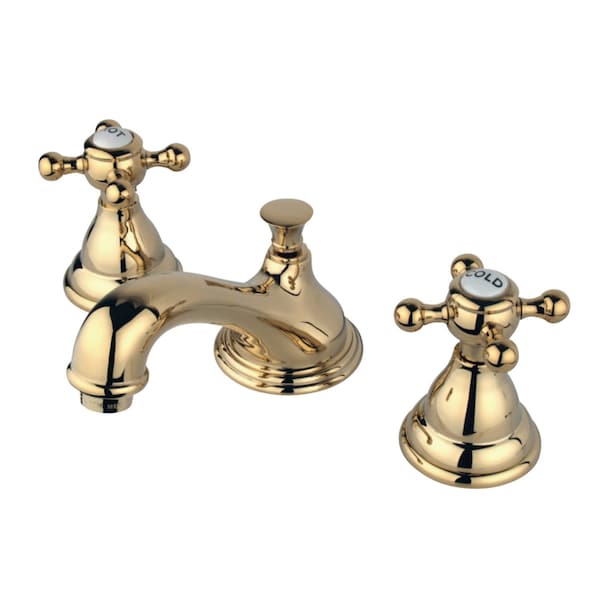 KS5562BX 8" Widespread Bathroom Faucet, Polished Brass
